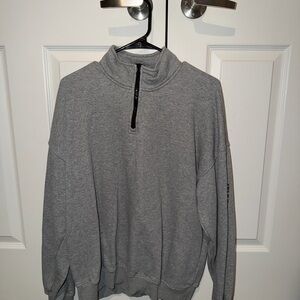 Taylor Swift Gray Half-Zip Sweatshirt